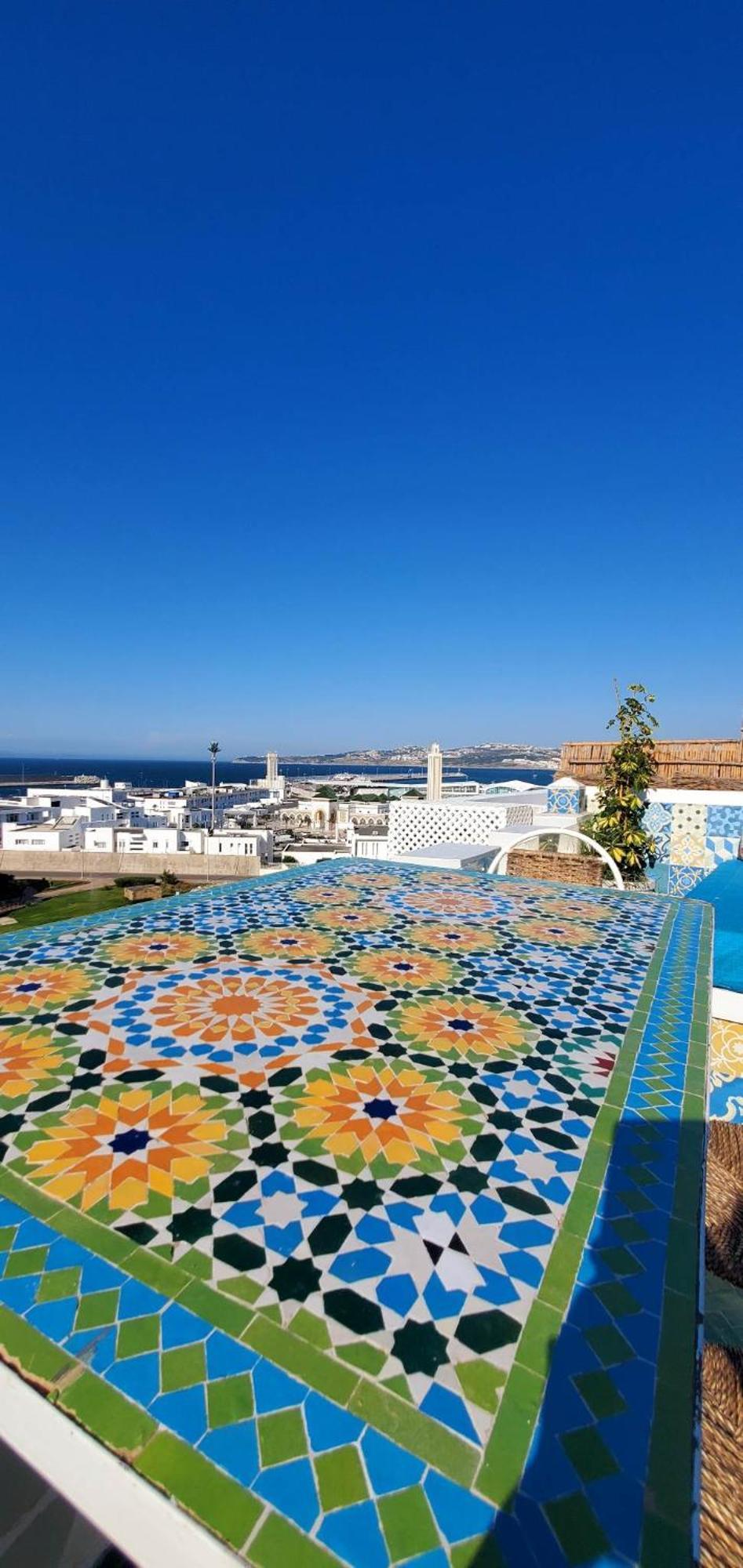 Riad Villa With Mediterranean Sea Views Of Spain And Gibraltar Tanger Exteriör bild